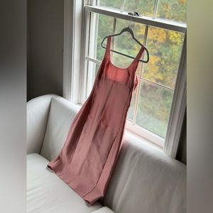 Talbots Silk Dress Pink 4